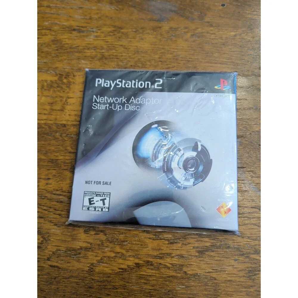 SONY PLAYSTATION 2 PS2 OEM NETWORK ADAPTER START-UP DISC AND MANUAL